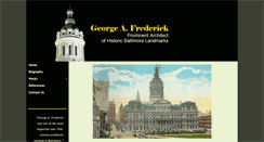 Desktop Screenshot of georgeafrederick.com